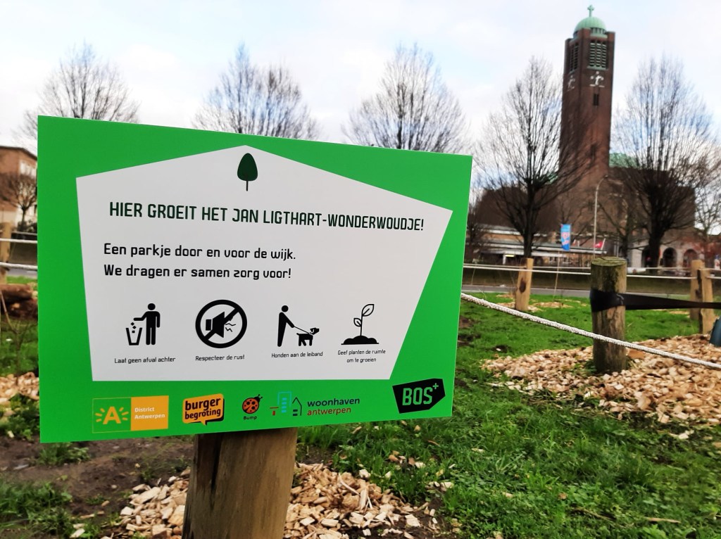 Hier groeit het Jan Ligthart-Wonderwoudje